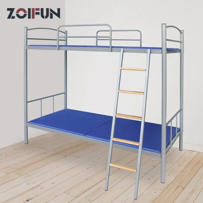 Zoifun 学校家具学生ロフトベッド金属ダブル寮二段ベッドスクールベッド